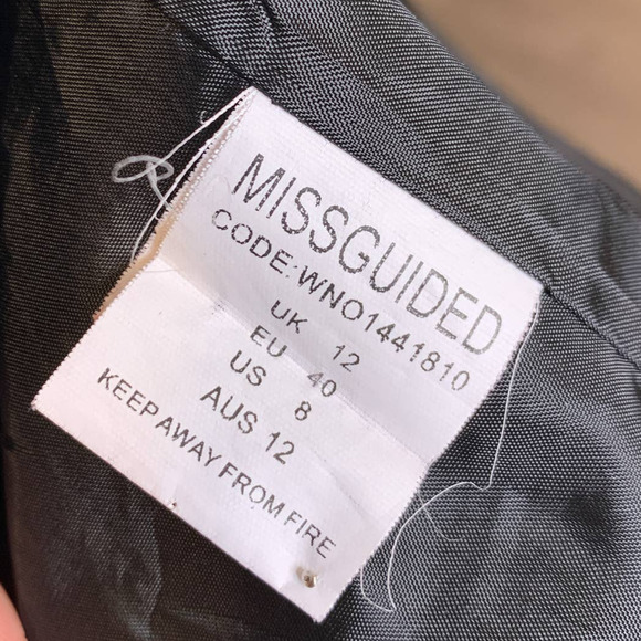 Missguided Satin Floral Embroidered Bomber Jacket - Picture 10 of 13